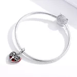 Ezüst charm, életfa
