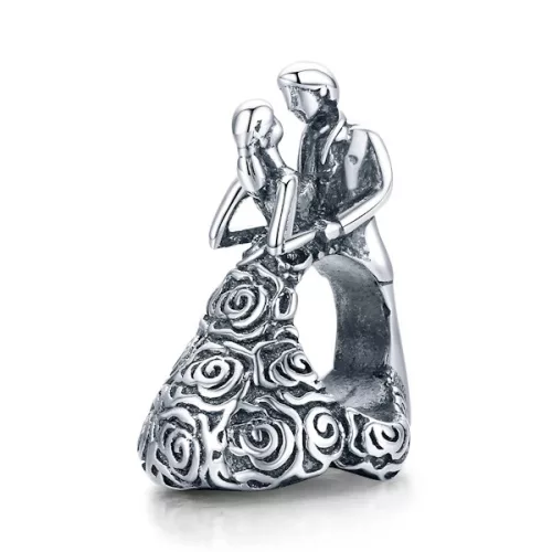 Ezüst charm 925, szerelmespár