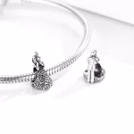 Ezüst charm 925, szerelmespár