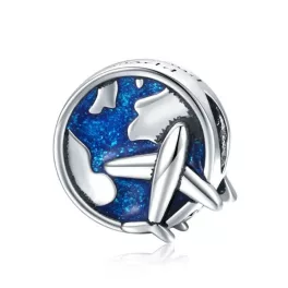 Ezüst charm 925, utazás