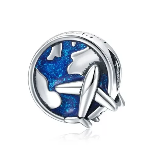 Ezüst charm 925, utazás