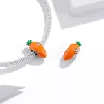 Ezüst charm 925, sárgarépa
