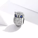 Ezüst charm 925, bagoly
