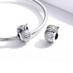 Ezüst charm 925, bagoly