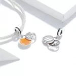 Ezüst charm 925, sütőtök
