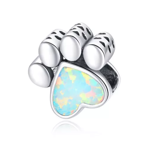 Ezüst charm 925, kutyamancs
