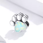 Ezüst charm 925, kutyamancs
