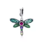 Ezüst charm 925, szitakötő