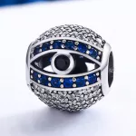 Ezüst charm 925, titokzatos szem