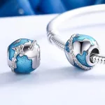Ezüst charm 925, utazás