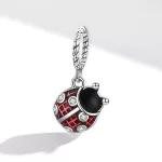 Ezüst charm 925, katicabogár