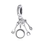 Ezüst charm 925, konyhai eszközök