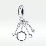 Ezüst charm 925, konyhai eszközök