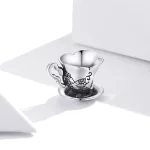 Ezüst charm 925, teáscsésze