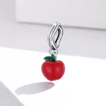 Ezüst charm, alma