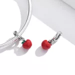 Ezüst charm, alma