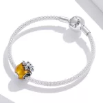 Ezüstcharm 925, mézescsupor méhecskével
