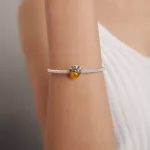 Ezüstcharm 925, mézescsupor méhecskével
