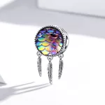 Ezüst charm 925, álomfogó