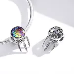 Ezüst charm 925, álomfogó