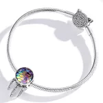 Ezüst charm 925, álomfogó