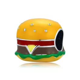 Ezüst charm, hamburger