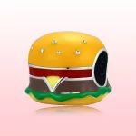 Ezüst charm, hamburger