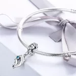 Ezüst charm 925, delfin