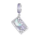 Ezüst charm, tarot kártya, A hold
