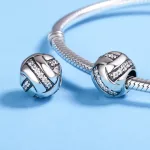Ezüst charm, csomó
