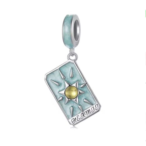Ezüst charm, tarot kártya, A remete