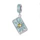 Ezüst charm, tarot kártya, A remete