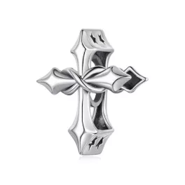 Ezüst charm 925, kereszt