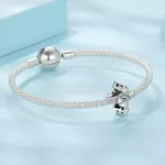 Ezüst charm 925, kereszt