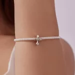 Ezüst charm 925, kereszt