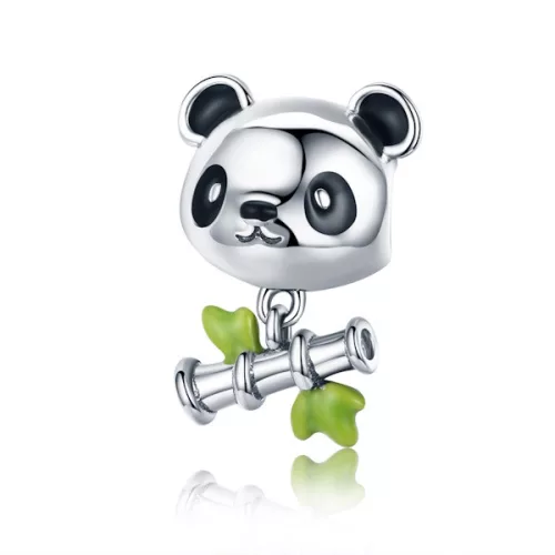 Ezüst charm 925, panda