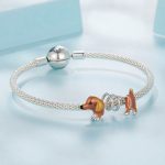 Ezüst charm (925), tacskó