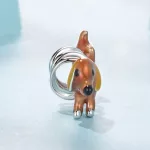 Ezüst charm 925, tacskó