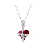 Ezüst charm 925, ajándék szív