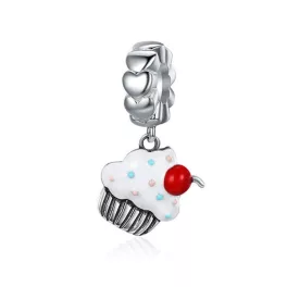 Ezüst charm 925, muffin