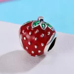 Ezüst charm, eper