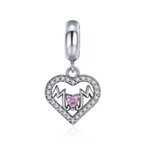 Ezüst charm 925, édesanya