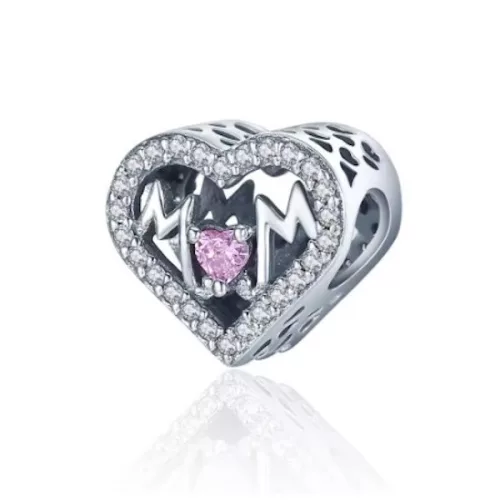 Ezüst charm 925, édesanya