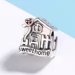 Ezüst charm 925, édes otthon
