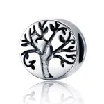 Ezüst charm, életfa