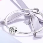 Ezüst charm, életfa