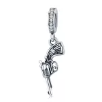 Ezüst charm 925, pisztoly