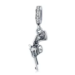 Ezüst charm 925, pisztoly