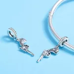 Ezüst charm 925, pisztoly