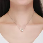 Ezüst charm virágokkal